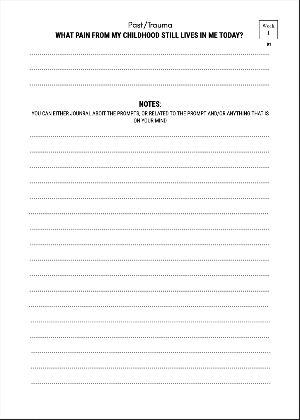 The Deep Reflection Journal