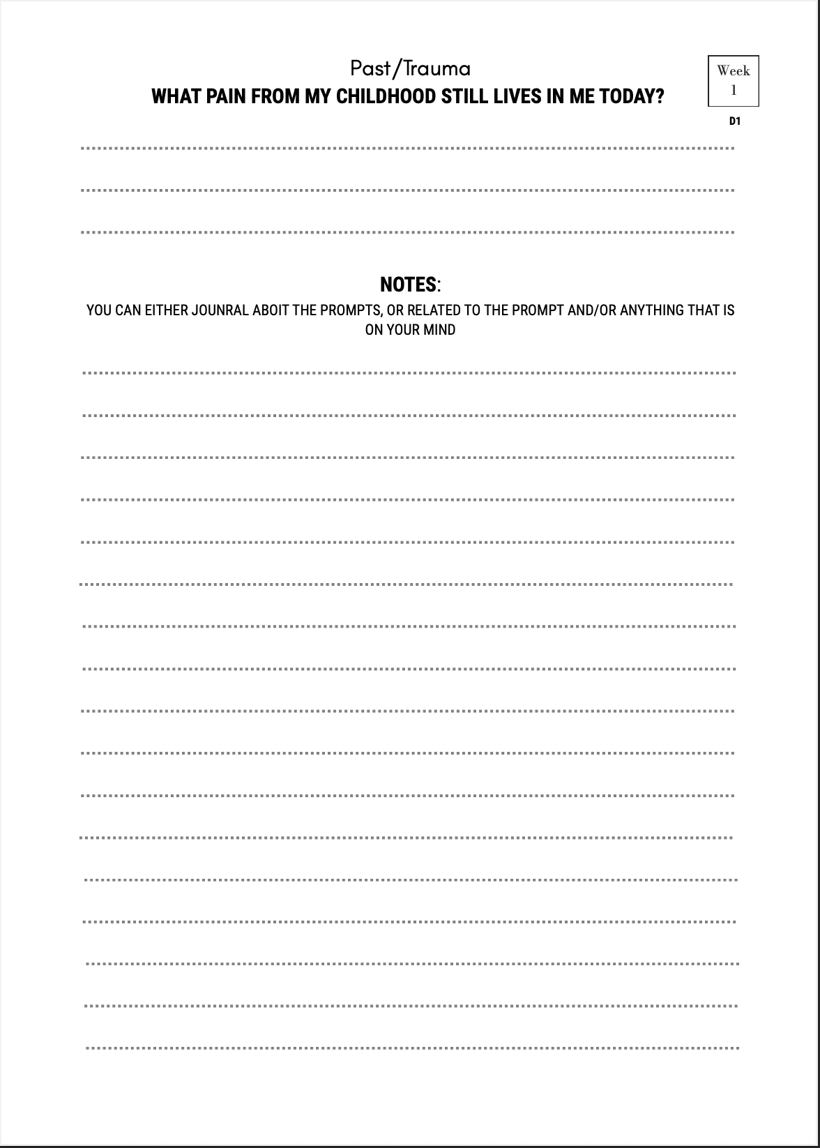 The Deep Reflection Journal