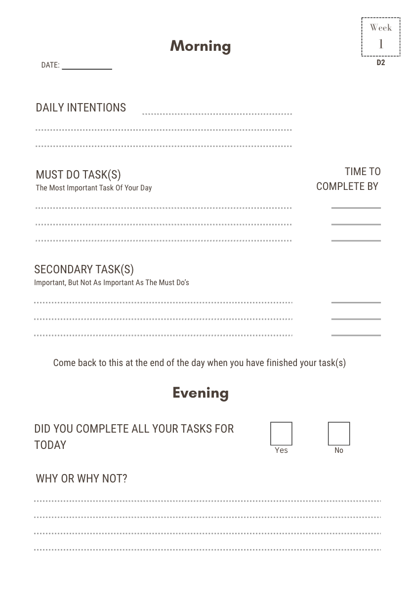 The Productivity Journal