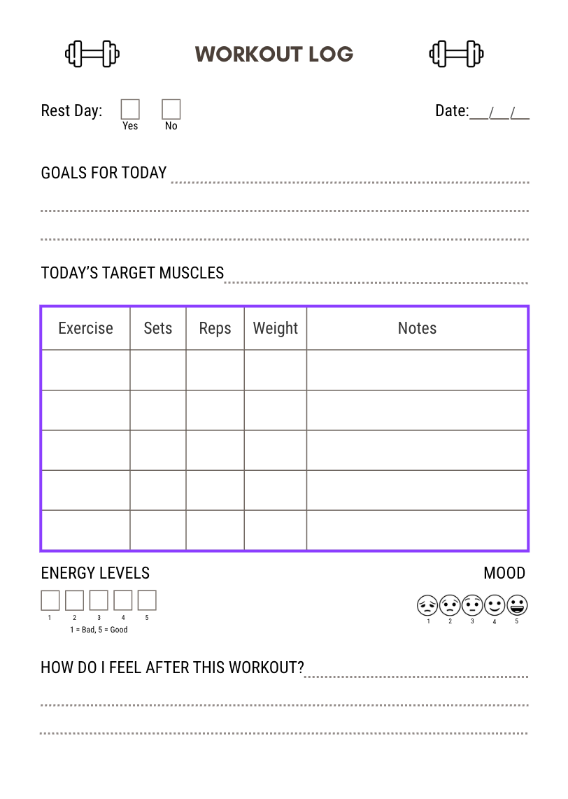 Gym Journal